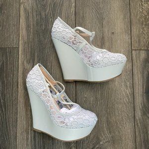 Lace Wedges